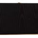 Dolce & Gabbana Black Silk Gold Frame Clutch Evening Party Purse Bag