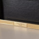 Dolce & Gabbana Black Silk Gold Frame Clutch Evening Party Purse Bag