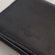 Dolce & Gabbana Black Leather Bifold Shoulder Sling Women Wallet