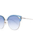Police Blue Metal & Plastic Sunglasses