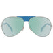 Police Blue Plastic Sunglasses