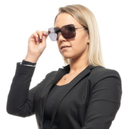 Carolina Herrera Black Metal Sunglasses