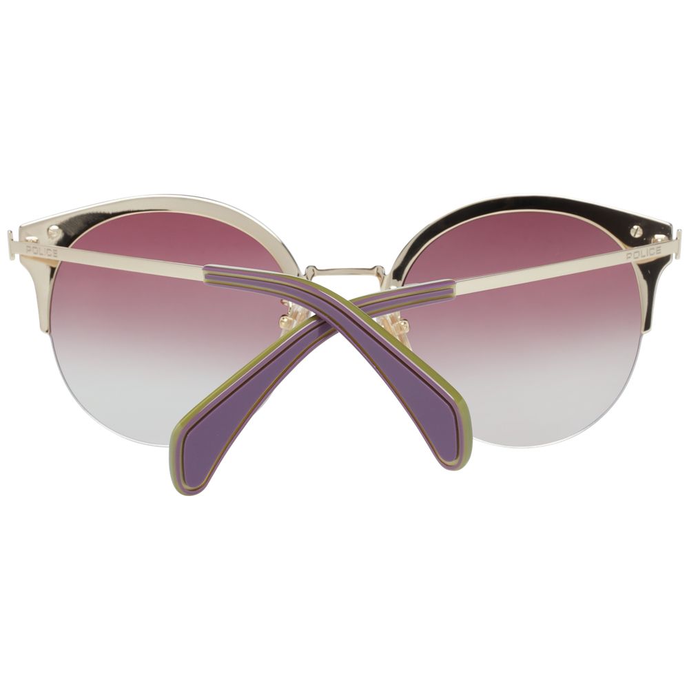 Police Purple Metal Sunglasses
