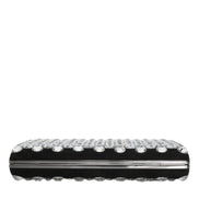 Dolce & Gabbana Black Velvet Crystal Clutch Evening Party Purse Bag