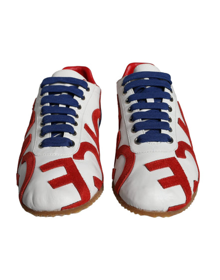 Dolce & Gabbana Πολύχρωμα Casual Sneakers με Δερμάτινο Λογότυπο