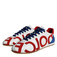 Dolce & Gabbana Πολύχρωμα Casual Sneakers με Δερμάτινο Λογότυπο