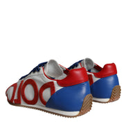 Dolce & Gabbana Πολύχρωμα Casual Sneakers με Δερμάτινο Λογότυπο
