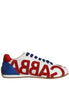 Dolce & Gabbana Multicolor Leather Logo Casual Sneakers Shoes