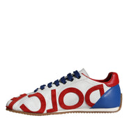 Dolce & Gabbana Πολύχρωμα Casual Sneakers με Δερμάτινο Λογότυπο