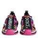 Dolce & Gabbana Pink Sorrento Crystals Low Top Sneakers Shoes