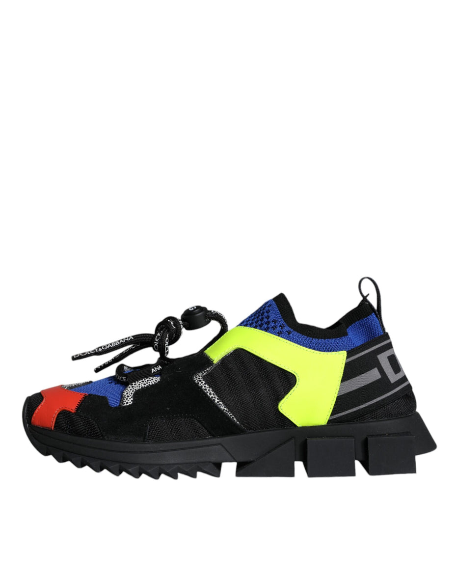 Dolce & Gabbana Πολύχρωμα Mesh Sneakers Παπούτσια Sorrento Trekking
