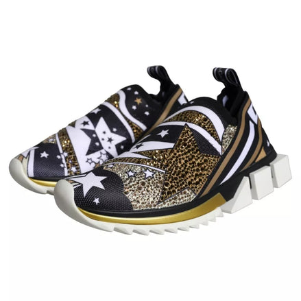 Dolce & Gabbana Πολύχρωμα Παπούτσια Sneakers Sorrento με σχέδιο Αστέρι Κομήτη