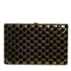 Dolce & Gabbana Χρυσή Κρυστάλλινη Bifold Βραδινή Τσάντα Συμπλέκτη Γυναικεία