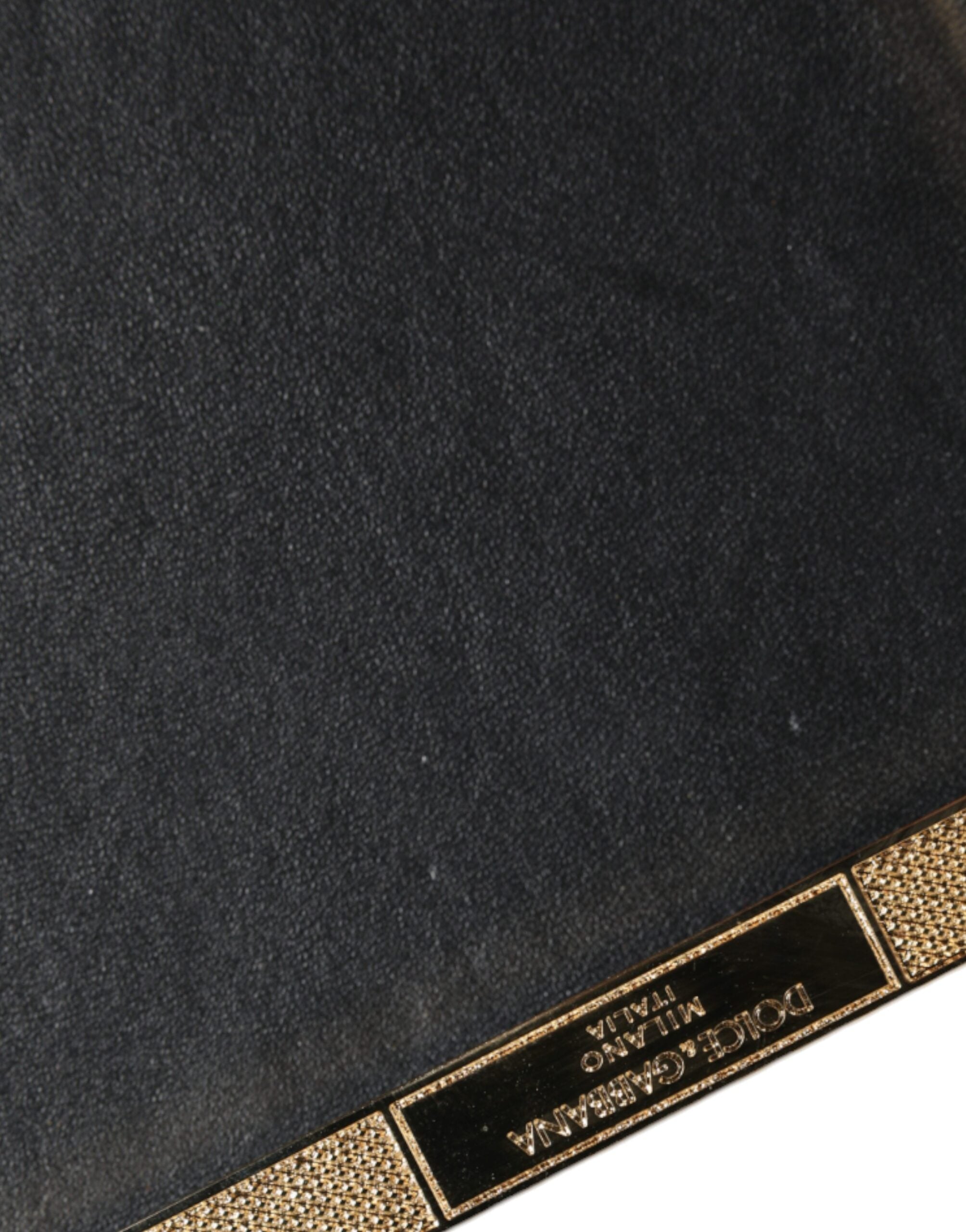 Dolce & Gabbana Χρυσή Κρυστάλλινη Bifold Βραδινή Τσάντα Συμπλέκτη Γυναικεία