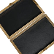 Dolce & Gabbana Gold Crystal Bifold Clutch Evening Party Women Purse Bag