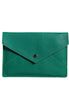 Dolce & Gabbana Green Leather Handbag Clutch Mini Purse Pouch Tablet Case