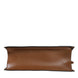 Versace Brown Top Handle Jacquard Leather Logo Crossbody Tote Bag