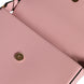Versace Pink Grainy Calf Leather Logo Crossbody Shoulder Bag