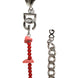 Dolce & Gabbana Silver Tone Brass Beaded Resin DG Logo Chain Bracelet