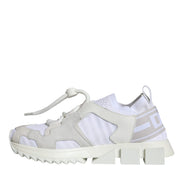 Dolce & Gabbana White Mesh Sorrento Trekking Sneakers Shoes