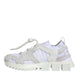 Dolce & Gabbana White Mesh Sorrento Trekking Sneakers Shoes