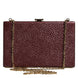Τσάντα Clutch/Χιαστί Βραδινή Δερμάτινη Dolce & Gabbana σε Χρώμα Βουργουνδίας