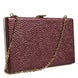 Τσάντα Clutch/Χιαστί Βραδινή Δερμάτινη Dolce & Gabbana σε Χρώμα Βουργουνδίας