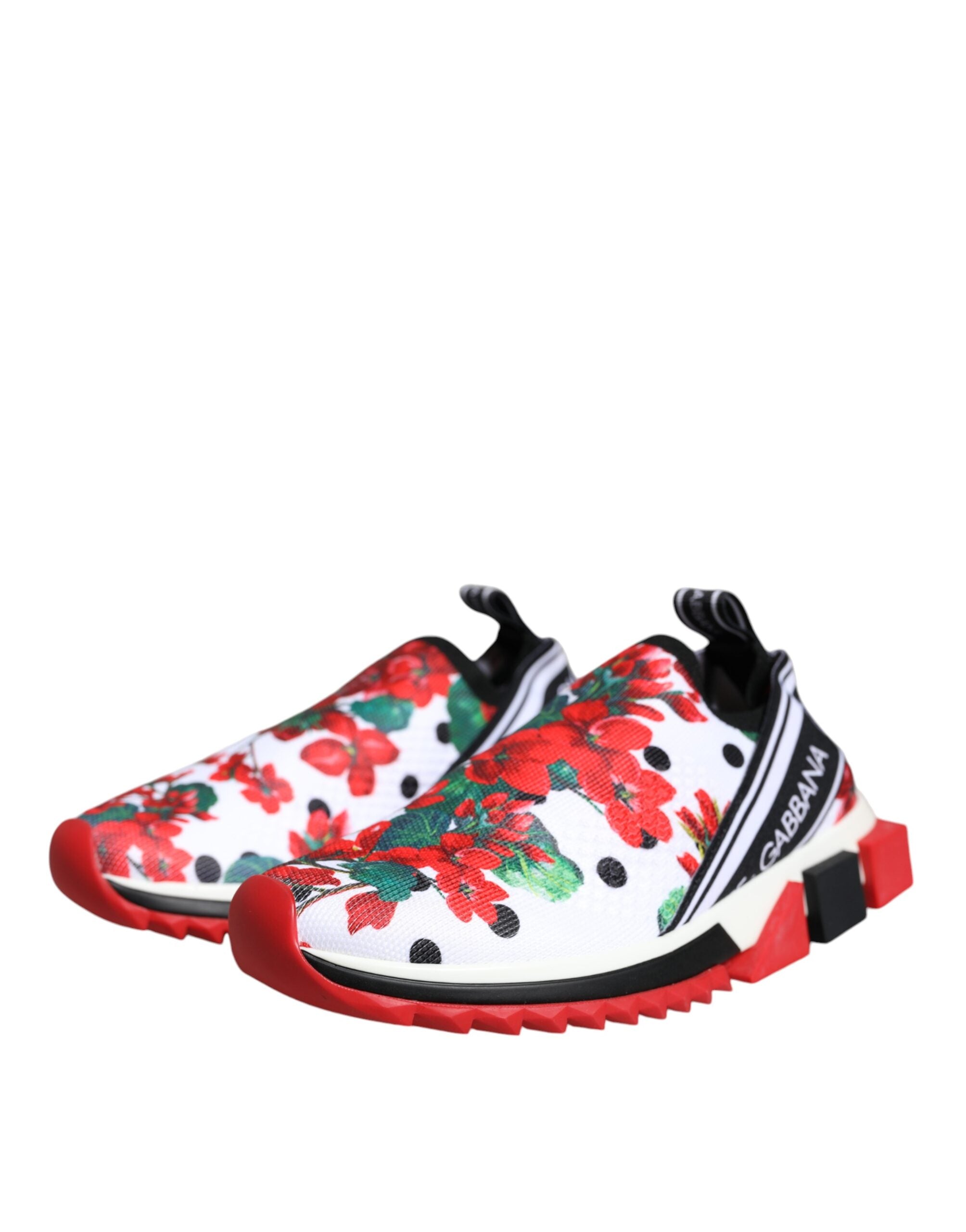 Παπούτσια Sneakers Dolce & Gabbana Sorrento με Πολύχρωμα Γεράνια