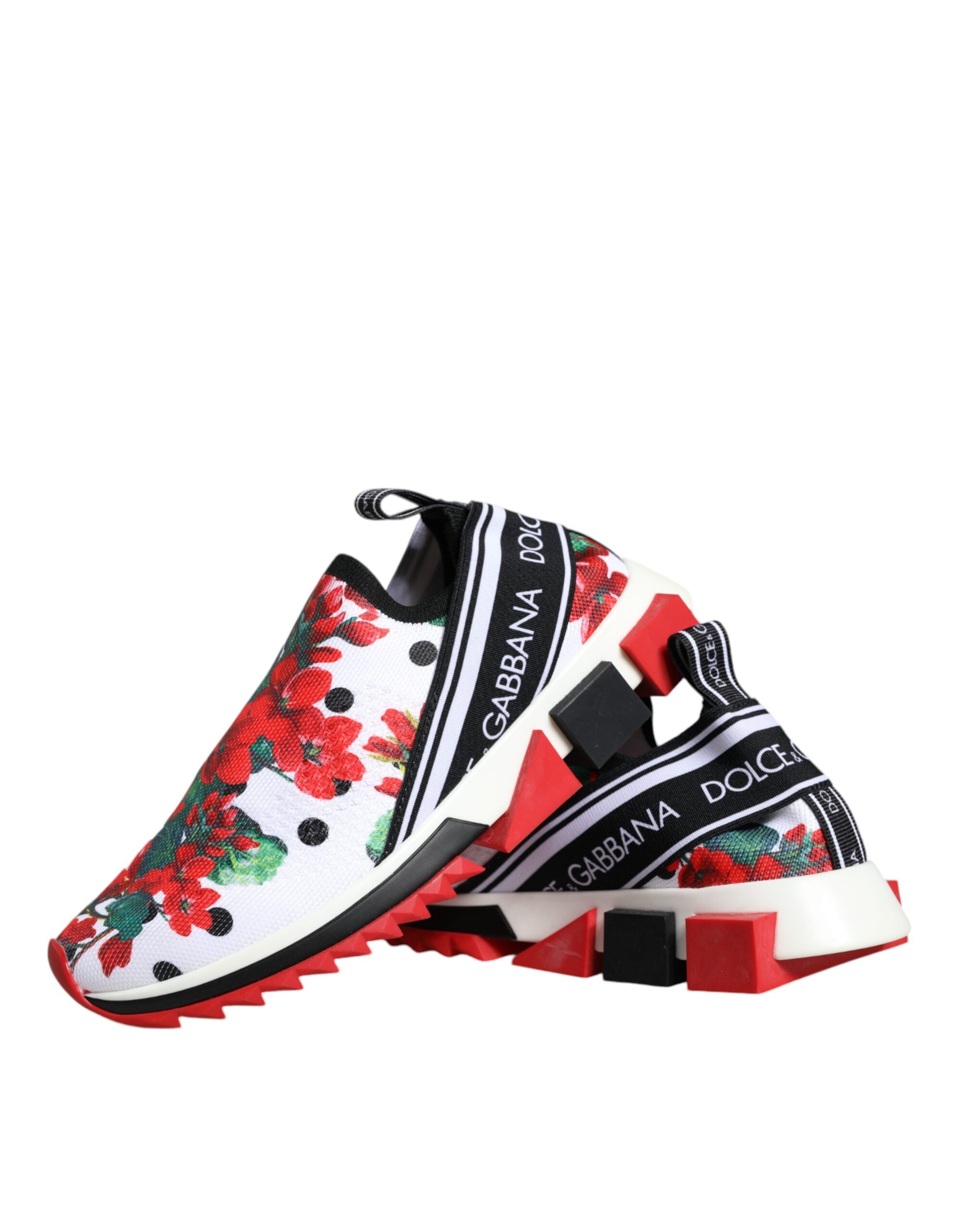 Παπούτσια Sneakers Dolce & Gabbana Sorrento με Πολύχρωμα Γεράνια