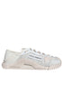 Dolce & Gabbana White Lace NS1 Low Top Sneaker Sports Shoes