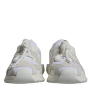 Dolce & Gabbana White Mesh Sorrento Trekking Sneakers Shoes