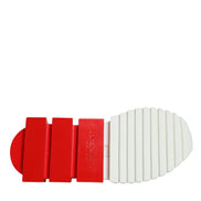 Dolce & Gabbana White Red Low Top Sorrento Men Sneakers Shoes