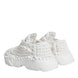 Dolce & Gabbana Λευκά Πλεκτά Παπούτσια Sneakers Daymaster