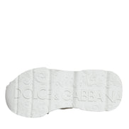 Dolce & Gabbana White Knitted Daymaster Sneakers Shoes