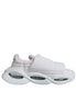 Dolce & Gabbana White Padded Fabric Low Top Sneakers Shoes