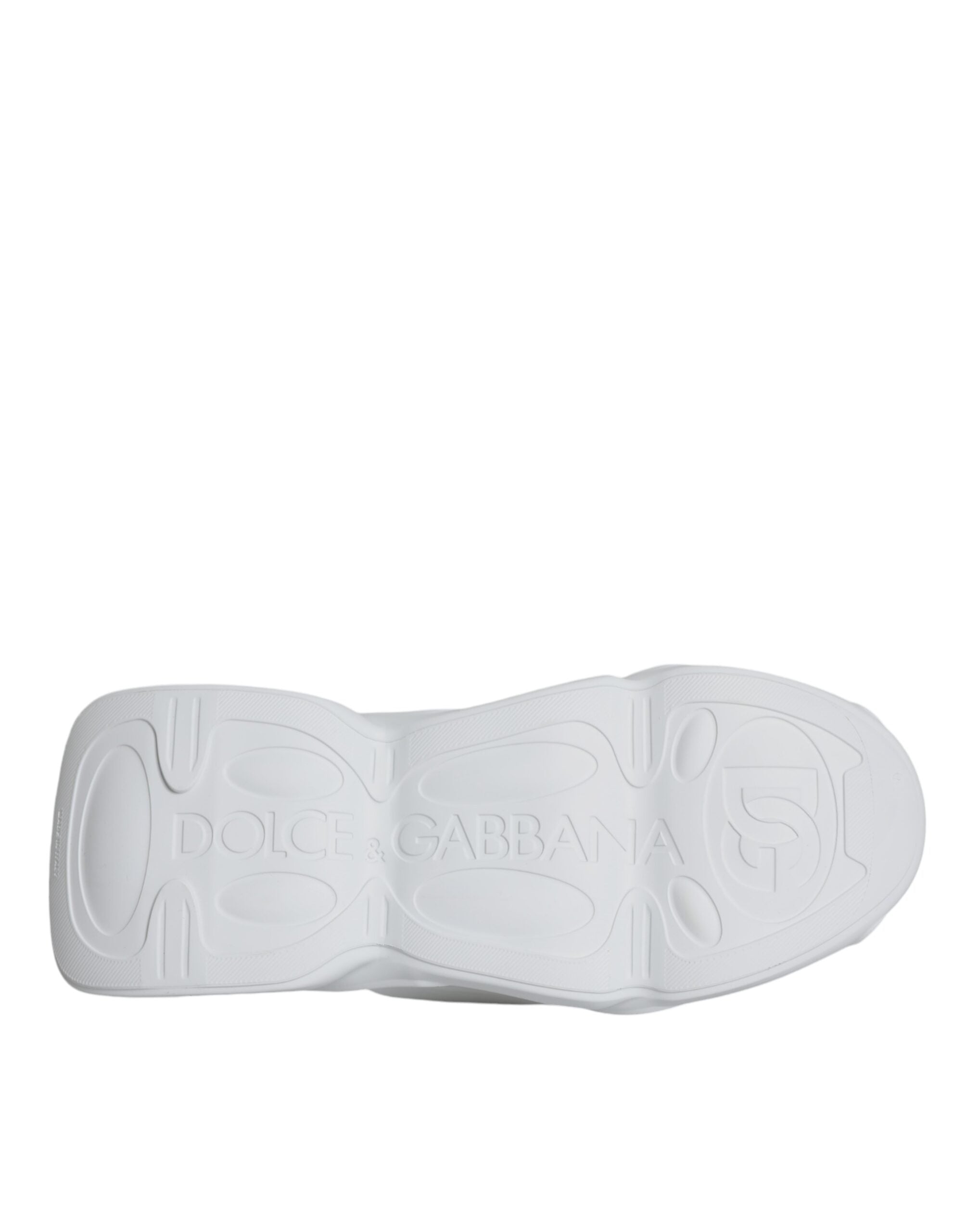 Dolce & Gabbana Λευκά Υφασμάτινα Χαμηλά Αθλητικά Παπούτσια με Επένδυση