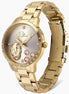 Police Gold Stainless Steel Dress Watch