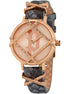 Police Gray Leather Dress Watch