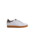 EA7 Emporio Armani Beige Leather Low Top Sneakers