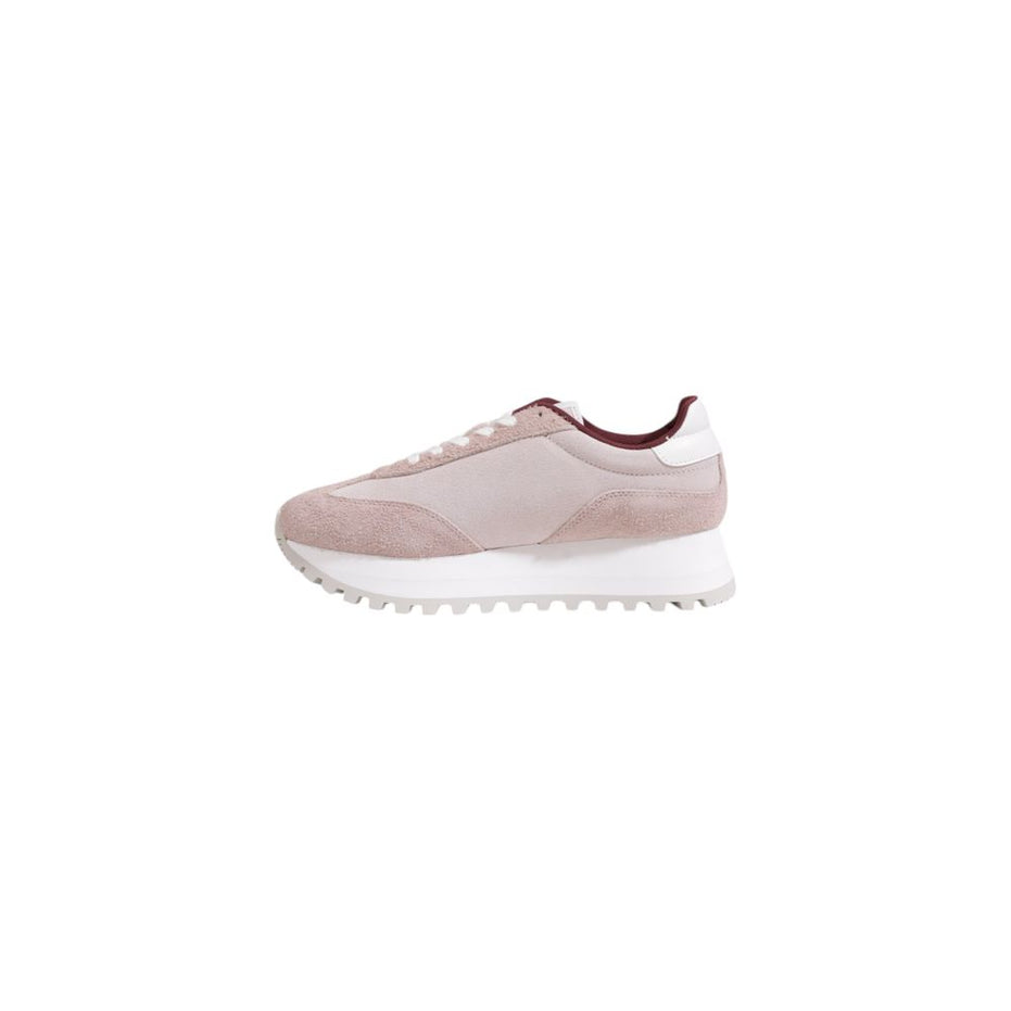 Calvin Klein Jeans Purple Leather Low Top Sneakers