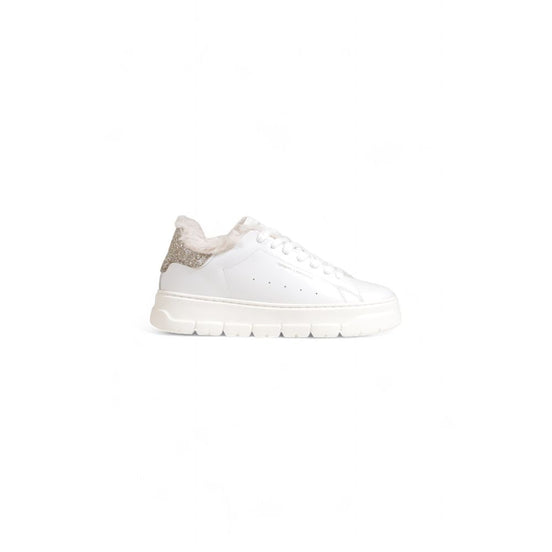 Αθλητικά παπούτσια Crime London White από δέρμα Chunky