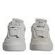 Dolce & Gabbana White Miami Leather Low Top Sneakers Shoes