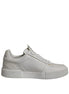 Dolce & Gabbana White Miami Leather Low Top Sneakers Shoes