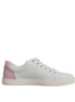 Dolce & Gabbana White Classic Calf Leather Sneakers Shoes