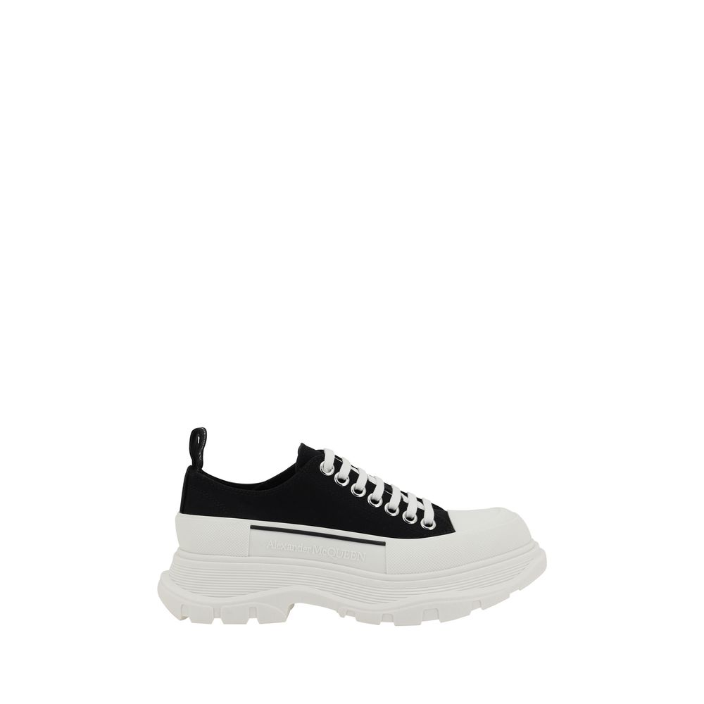 Alexander McQueen Μαύρα Chunky Sneakers από Βαμβάκι