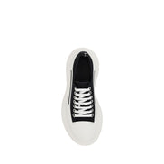 Alexander McQueen Μαύρα Chunky Sneakers από Βαμβάκι