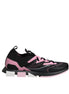 Dolce & Gabbana Black Pink SORRENTO Sport Stretch Sneakers Shoes