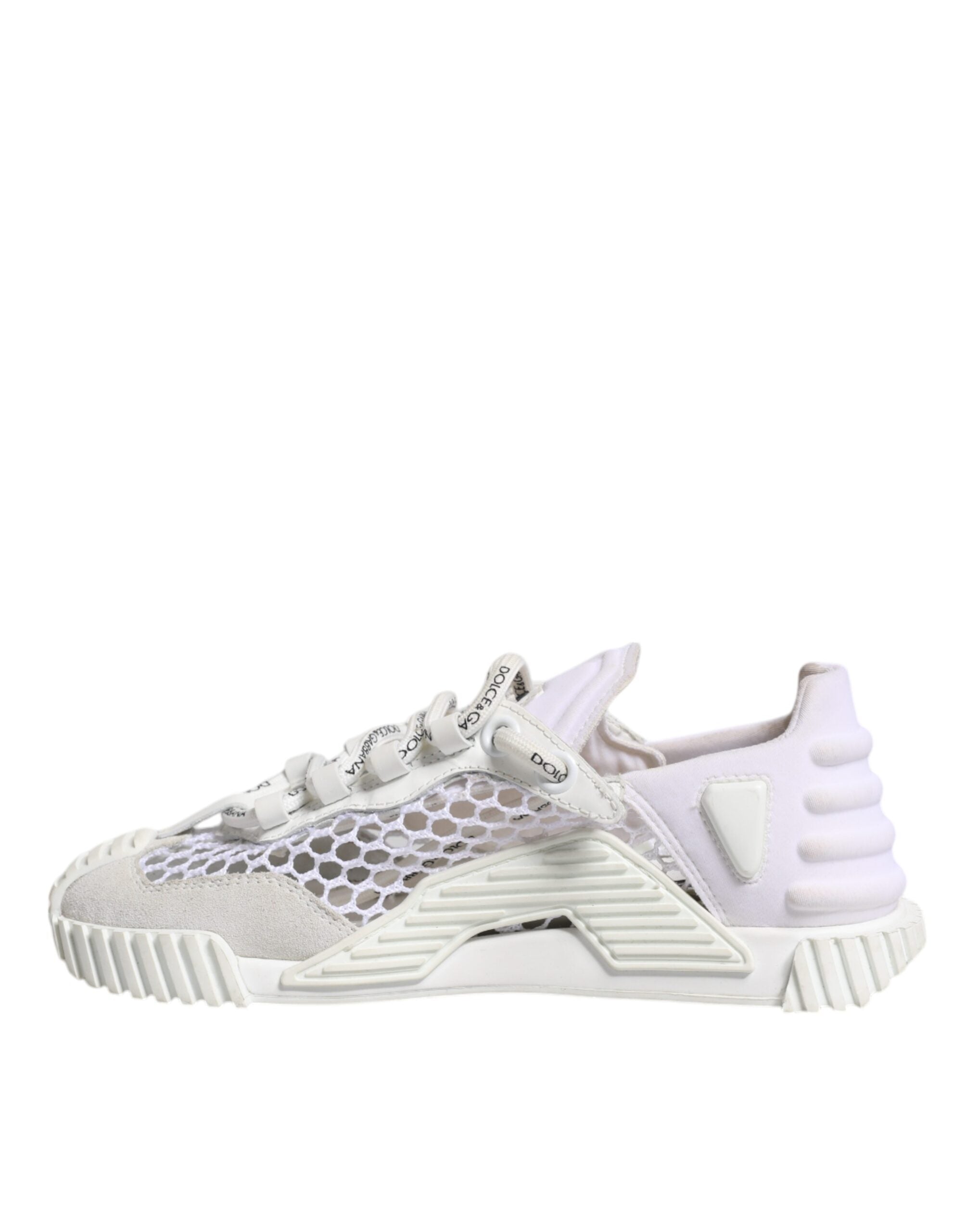 Dolce & Gabbana Λευκά Αθλητικά Παπούτσια NS1 Low Top από Διχτυωτό Υλικό