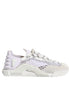 Dolce & Gabbana Λευκά Αθλητικά Παπούτσια NS1 Low Top από Διχτυωτό Υλικό