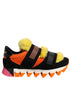 Dolce & Gabbana Multicolor Fur Embellished Sneakers Shoes